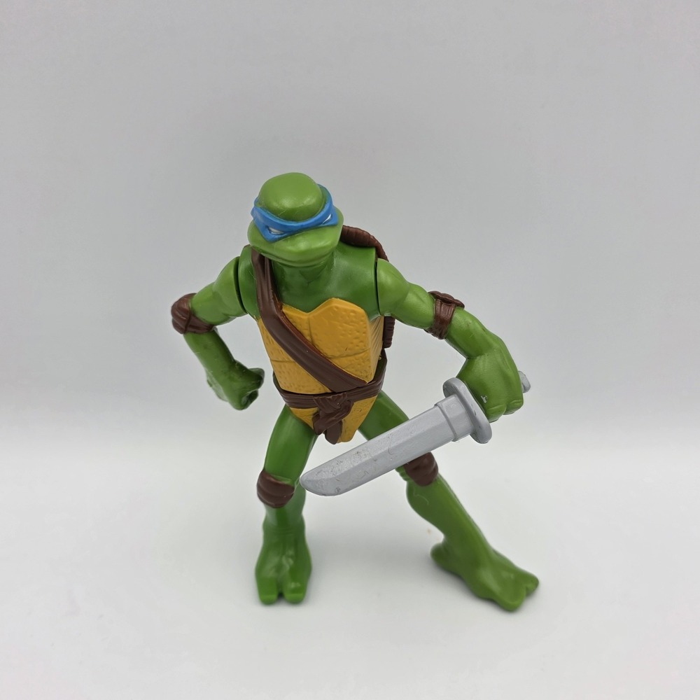 TMNT Teenage Mutant Ninja Turtles Leonardo 4" McDonald's‎ Toy 2007